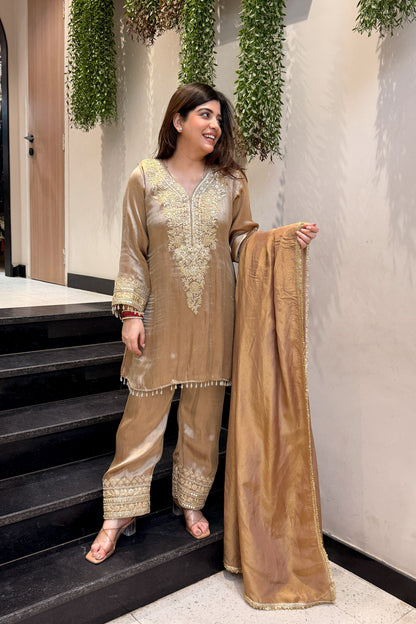 Zavia Embroidered Suit Set