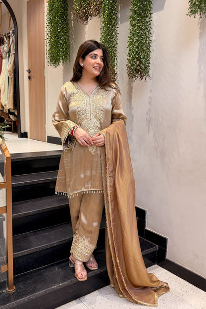 Zavia Embroidered Suit Set