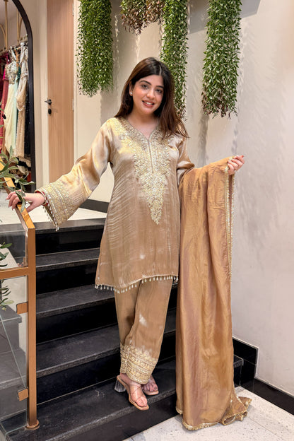 Zavia Embroidered Suit Set