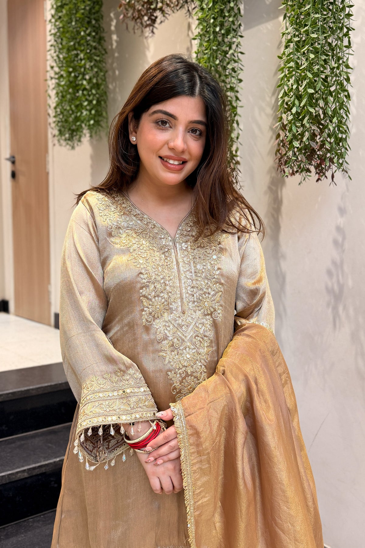 Zavia Embroidered Suit Set