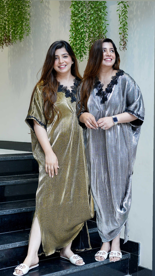 Garza Metallic Dress
