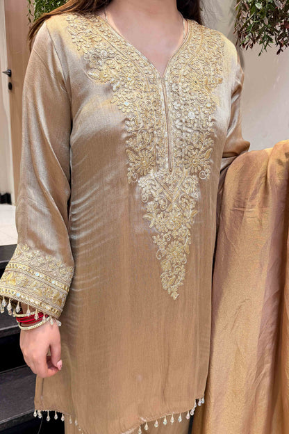 Zavia Embroidered Suit Set