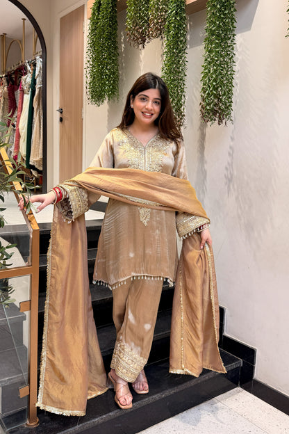 Zavia Embroidered Suit Set
