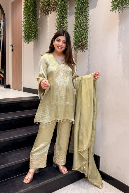 Zavia Embroidered Suit Set