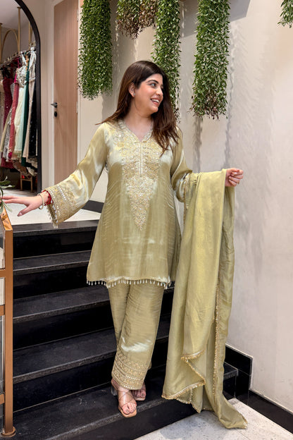 Zavia Embroidered Suit Set