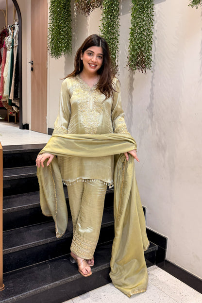 Zavia Embroidered Suit Set