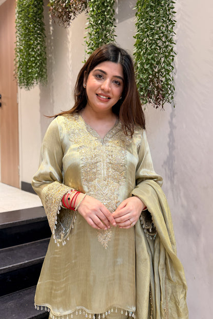 Zavia Embroidered Suit Set