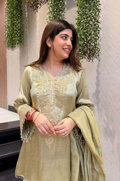 Zavia Embroidered Suit Set