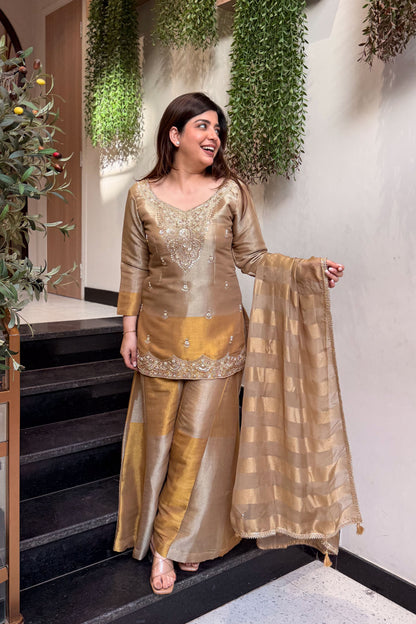 Veya Hand Embroidered Suit Set
