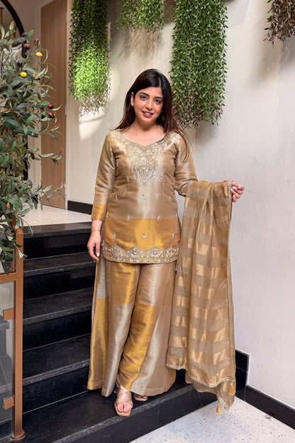 Veya Hand Embroidered Suit Set