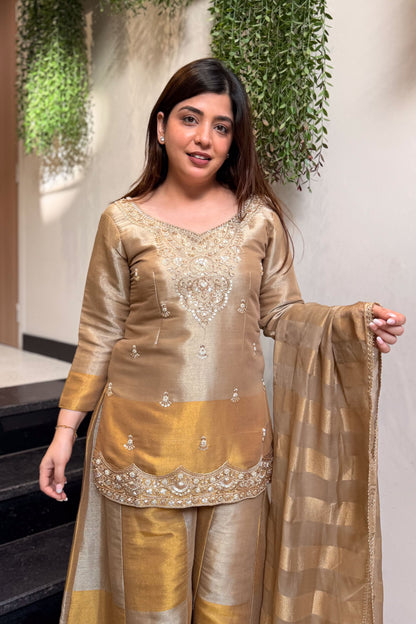 Veya Hand Embroidered Suit Set