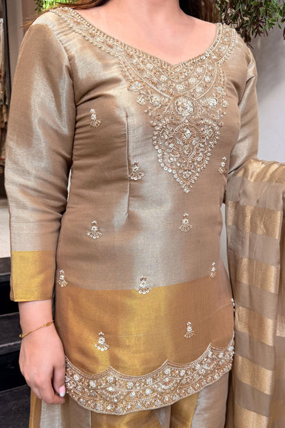 Veya Hand Embroidered Suit Set