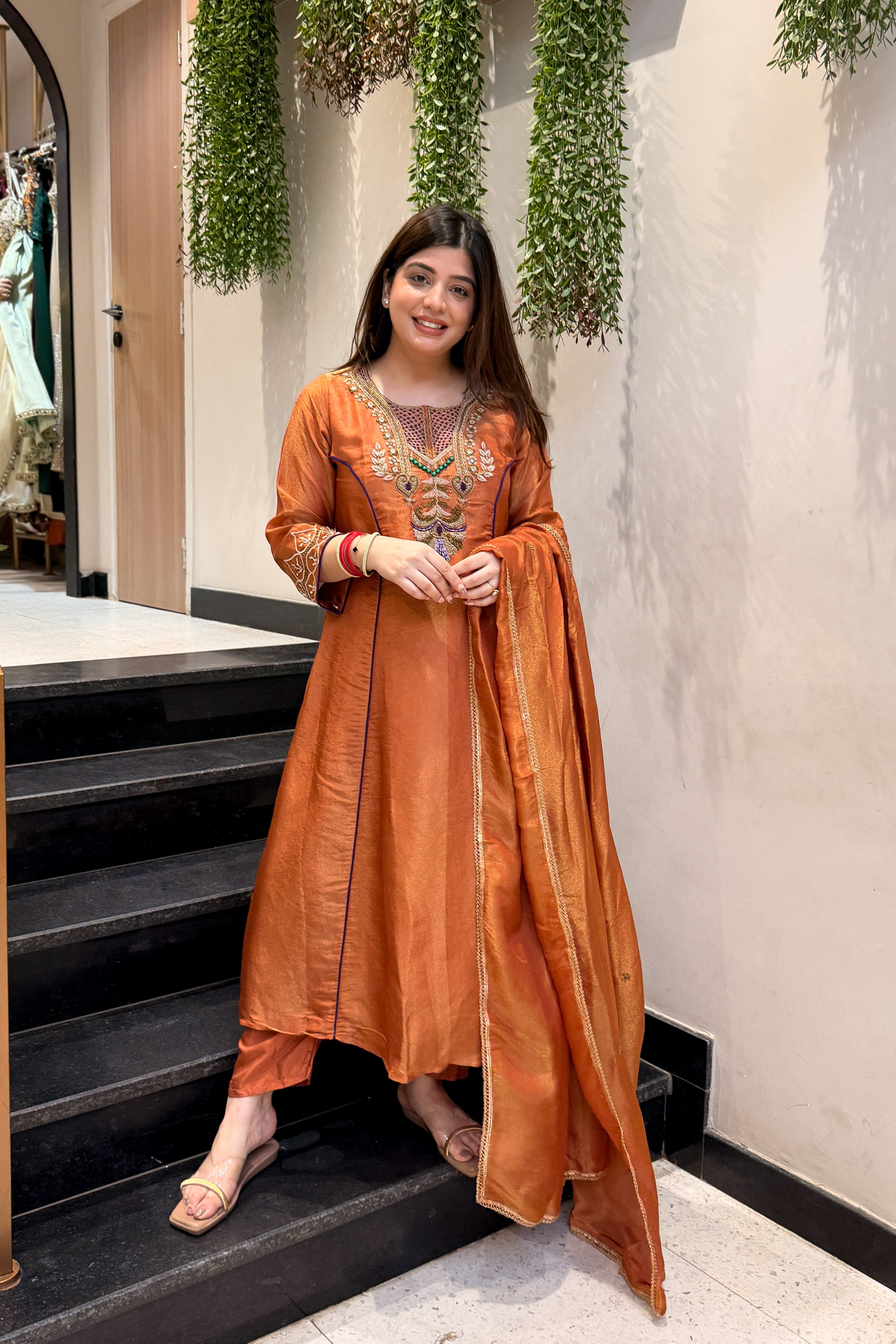 Sweena Hand Embroidered Suit Set