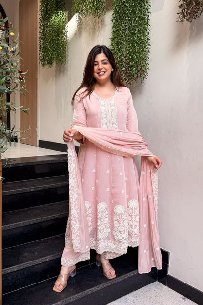 Urmi Embroidered Anarkali Suit Set