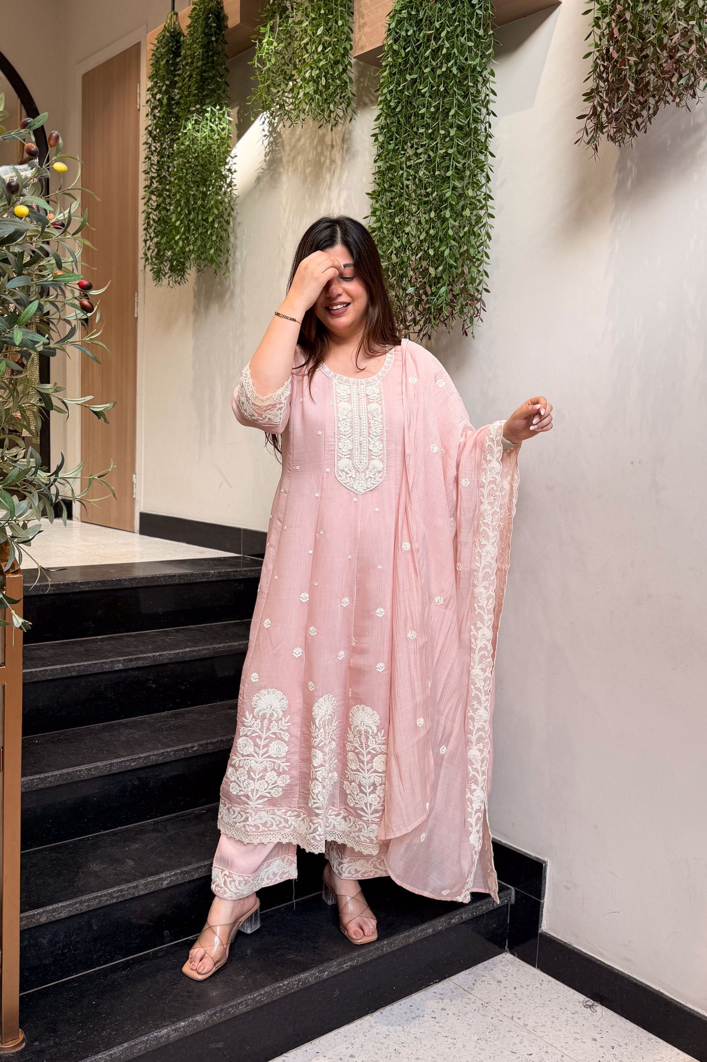 Urmi Embroidered Anarkali Suit Set