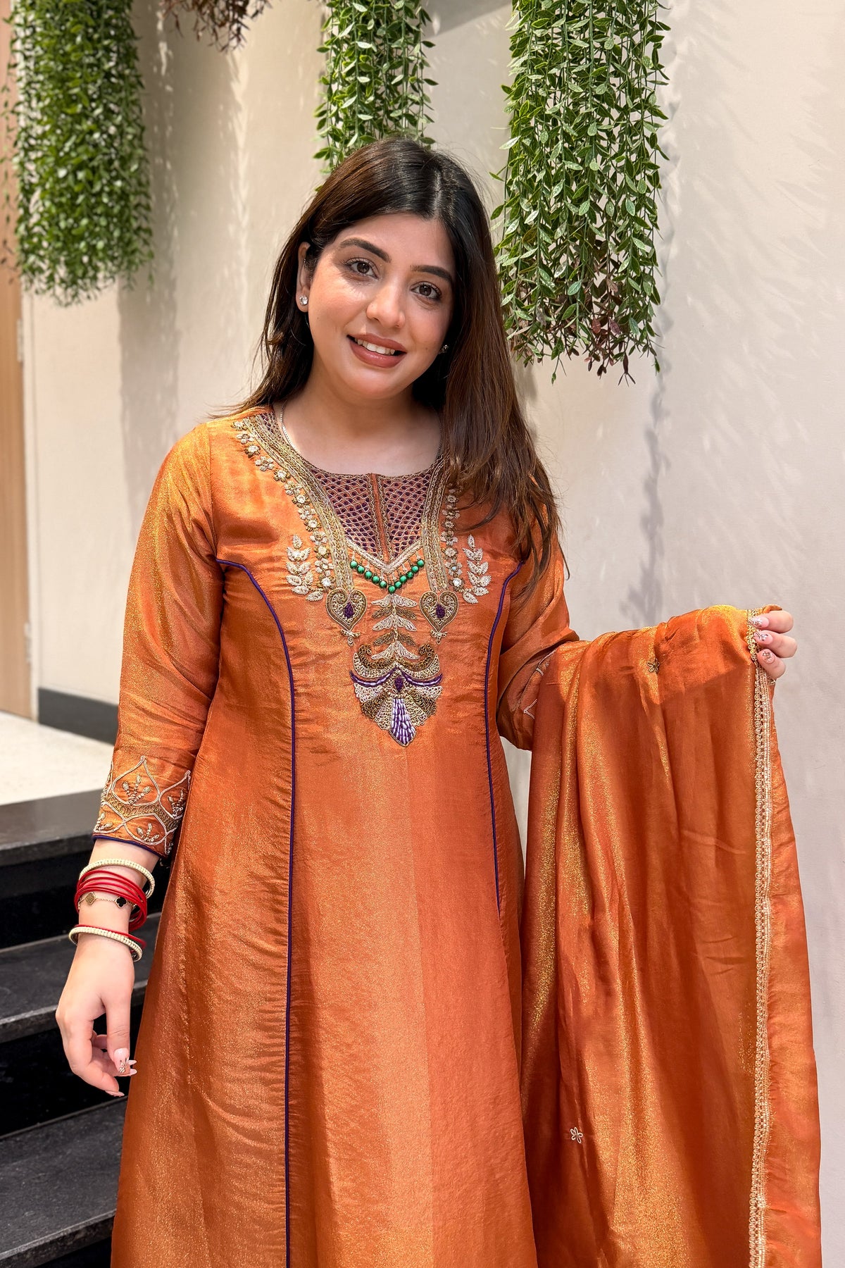 Sweena Hand Embroidered Suit Set