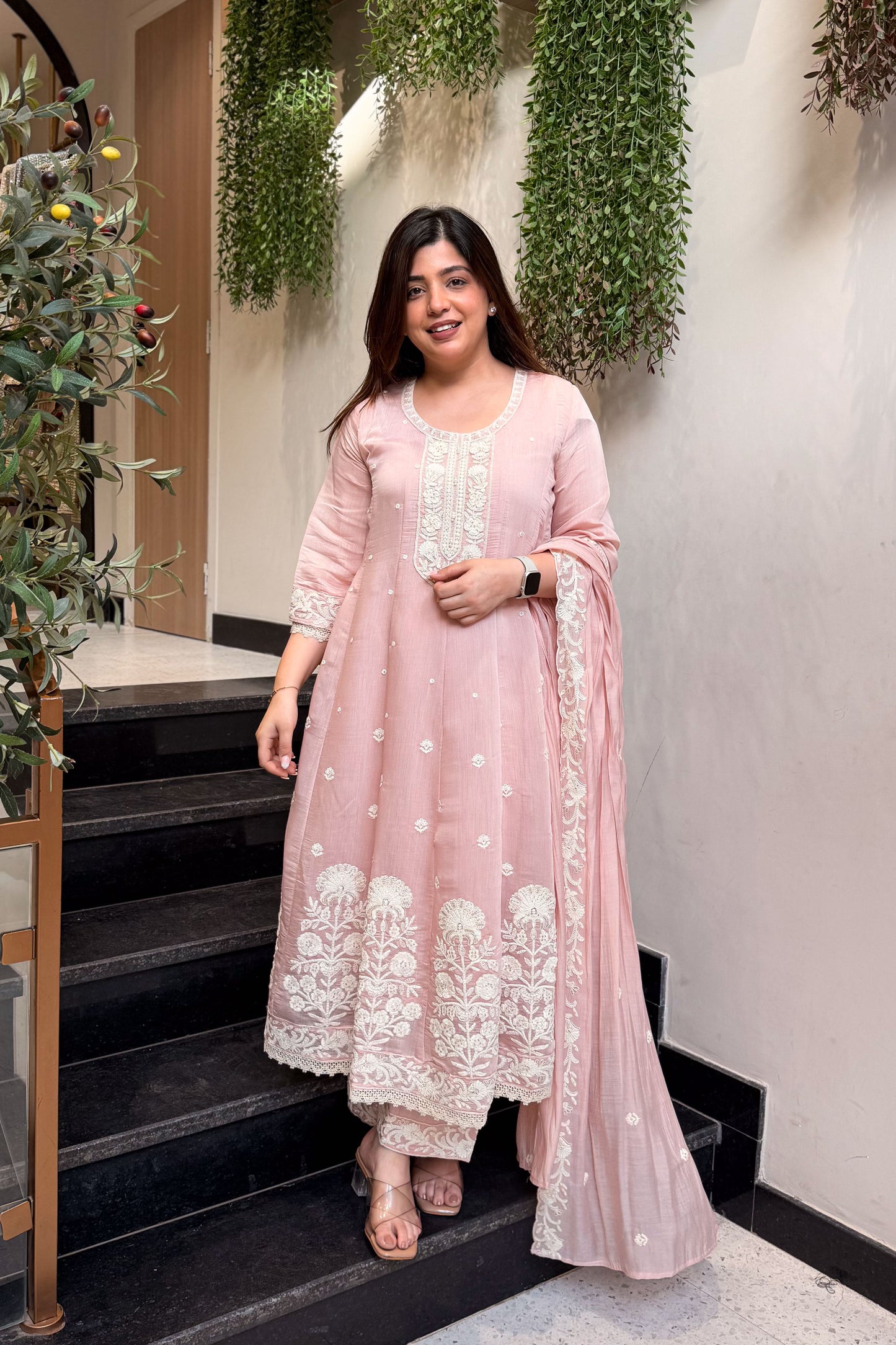 Urmi Embroidered Anarkali Suit Set