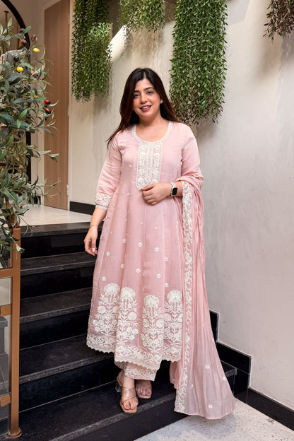Urmi Embroidered Anarkali Suit Set
