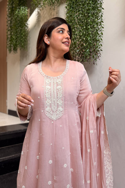 Urmi Embroidered Anarkali Suit Set