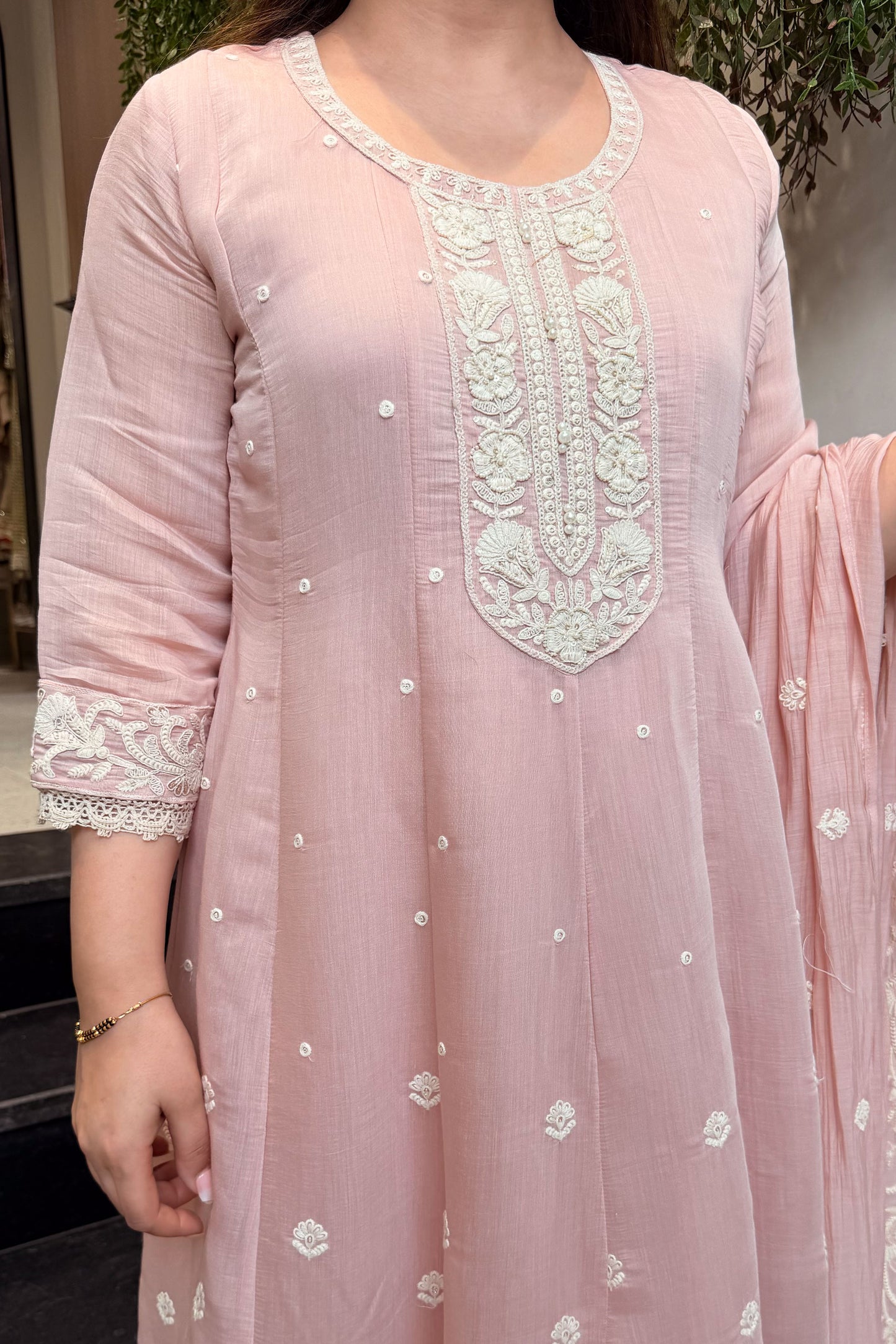 Urmi Embroidered Anarkali Suit Set