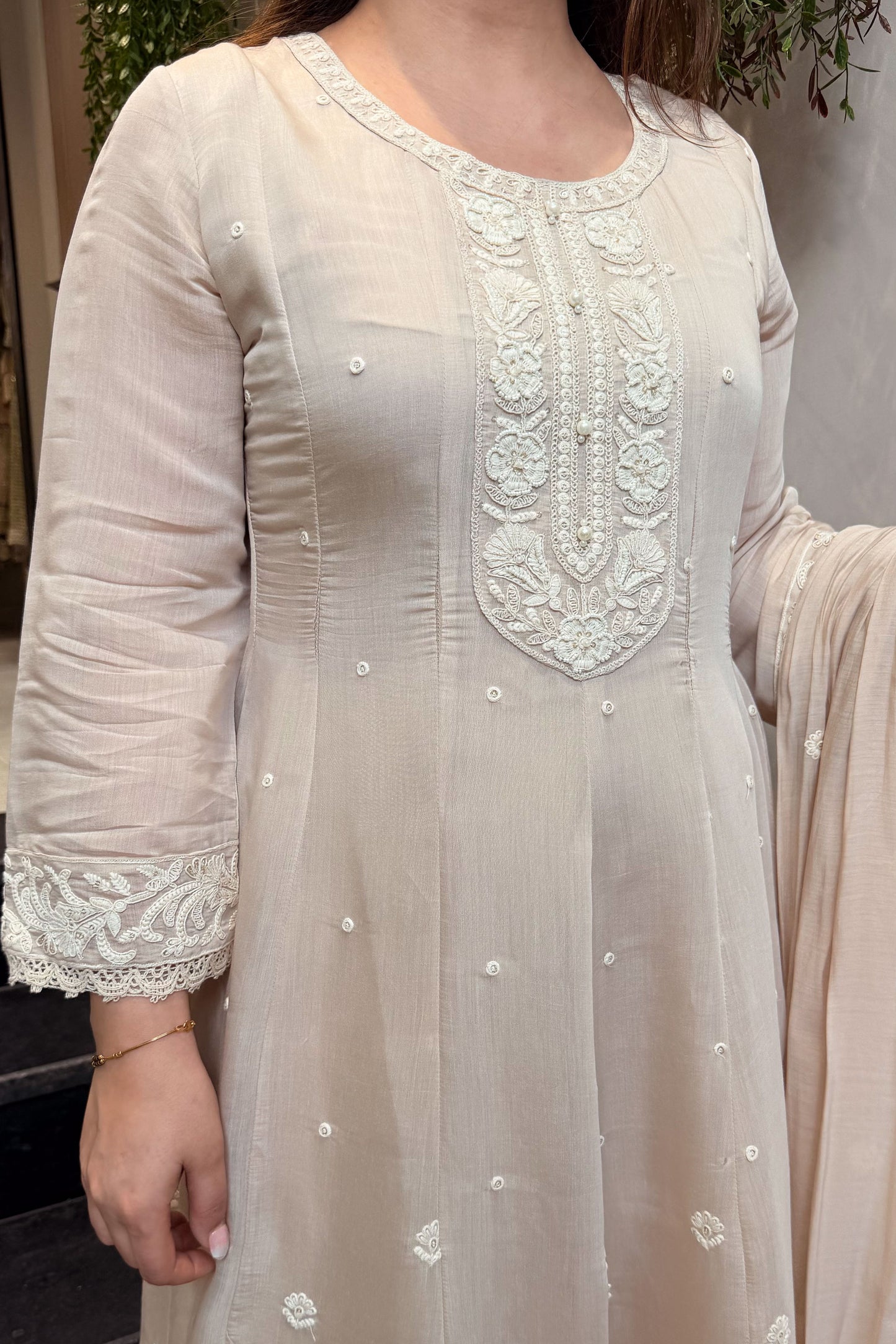 Urmi Embroidered Anarkali Suit Set