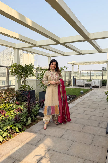 Arika Gotta Detailing Anarkali Suit Set