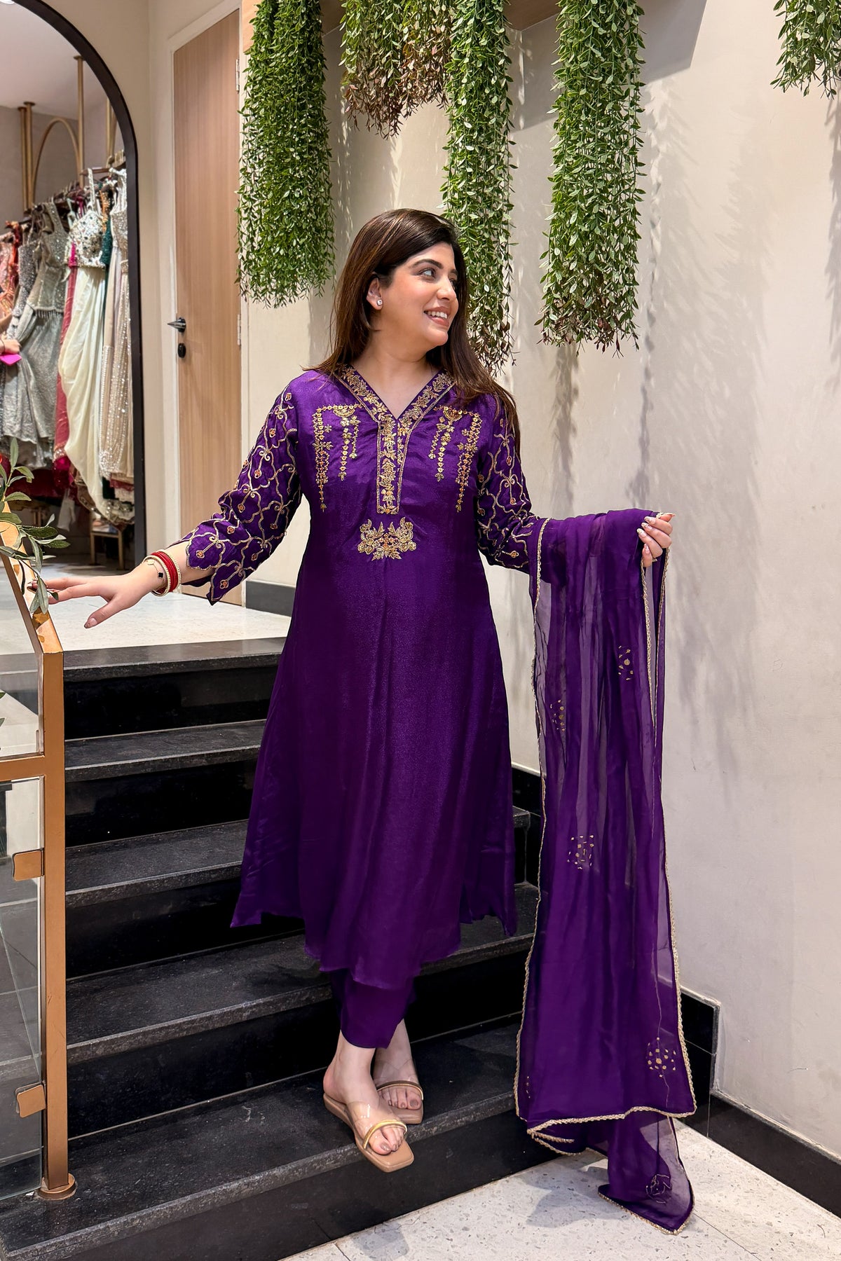 Idhara Hand Embroidered Suit Set