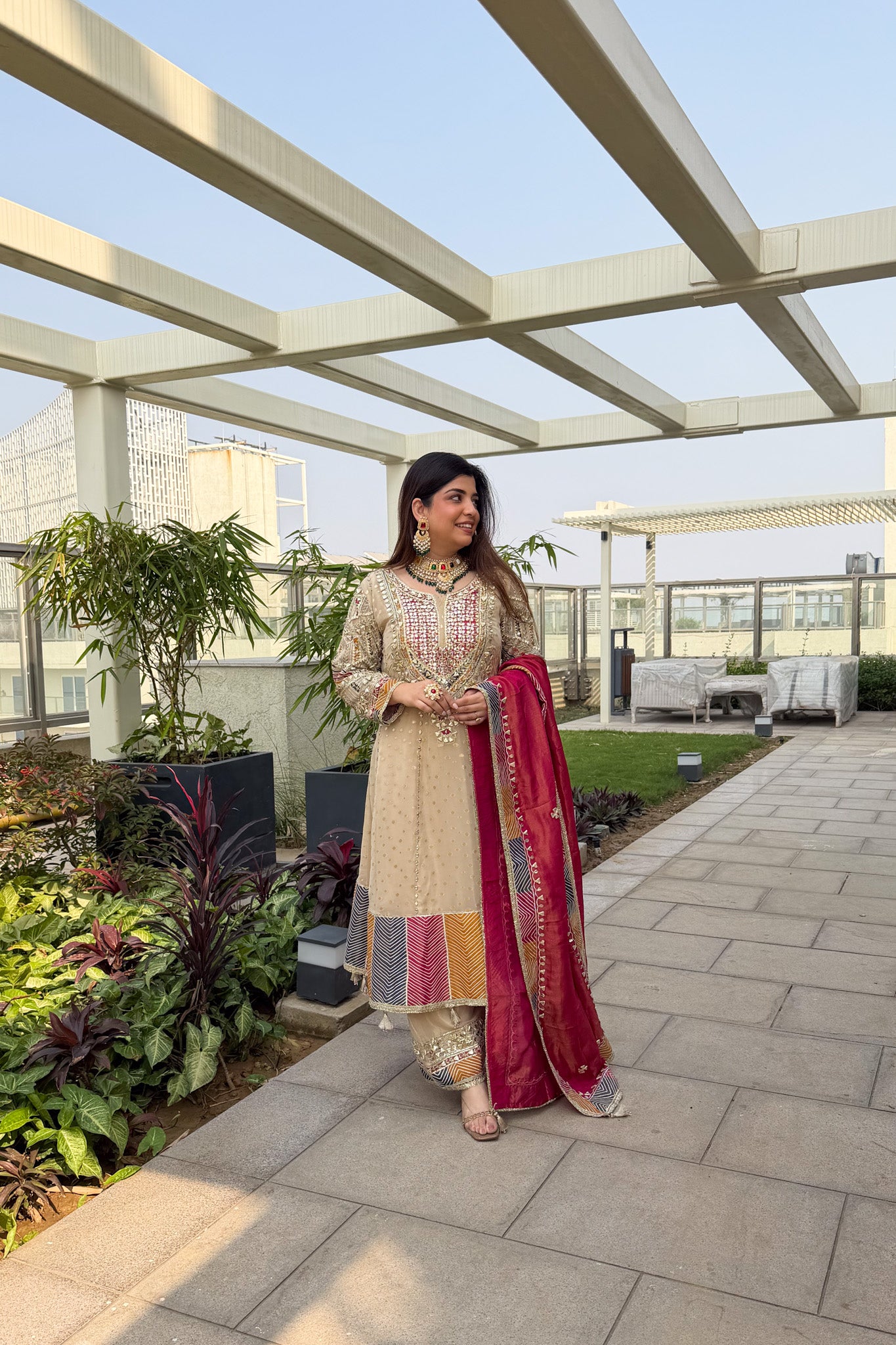 Arika Gotta Detailing Anarkali Suit Set