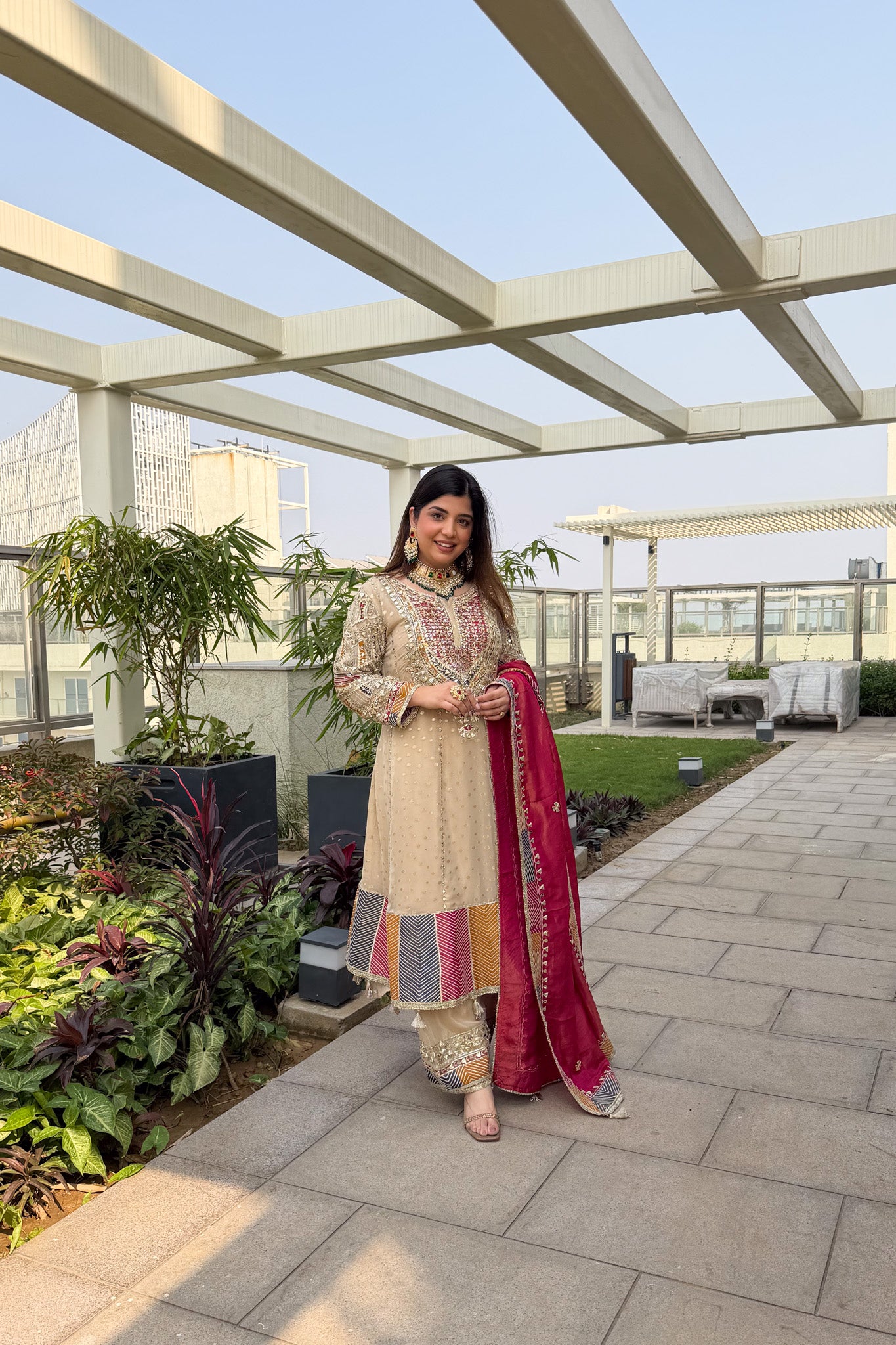 Arika Gotta Detailing Anarkali Suit Set