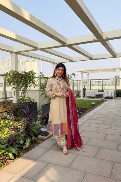 Arika Gotta Detailing Anarkali Suit Set