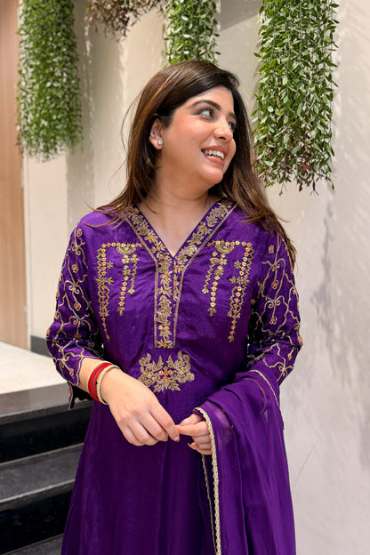 Idhara Hand Embroidered Suit Set
