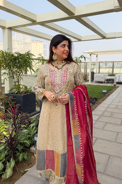 Arika Gotta Detailing Anarkali Suit Set