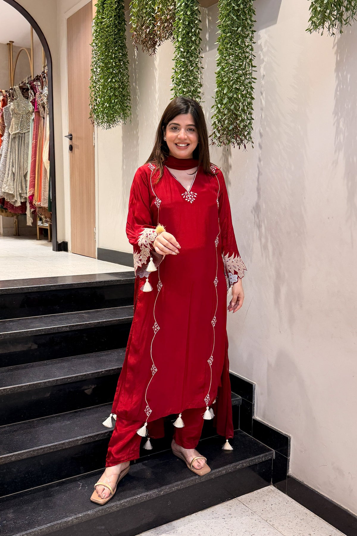 Himayat Floral Embroidered Suit Set