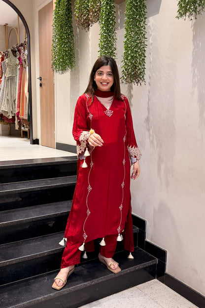 Himayat Floral Embroidered Suit Set