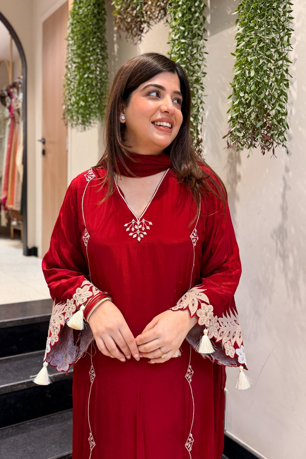 Himayat Floral Embroidered Suit Set