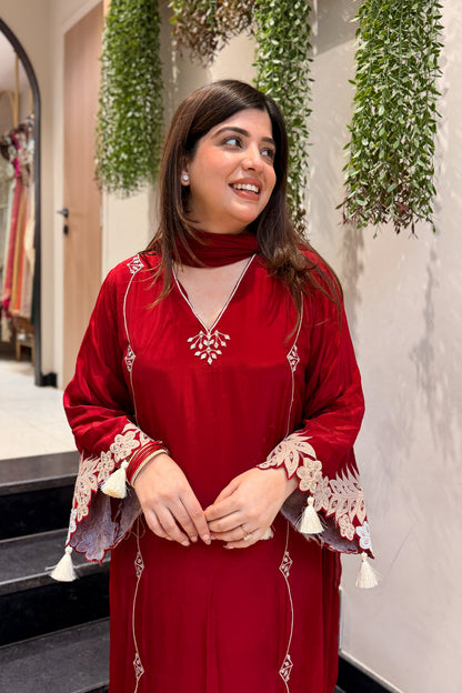 Himayat Floral Embroidered Suit Set