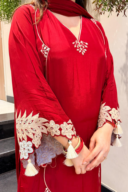 Himayat Floral Embroidered Suit Set