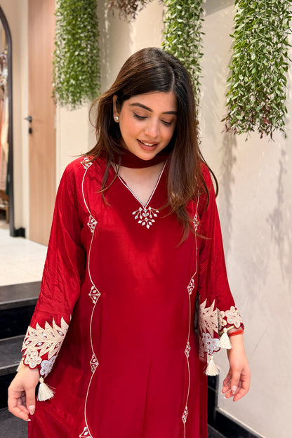 Himayat Floral Embroidered Suit Set