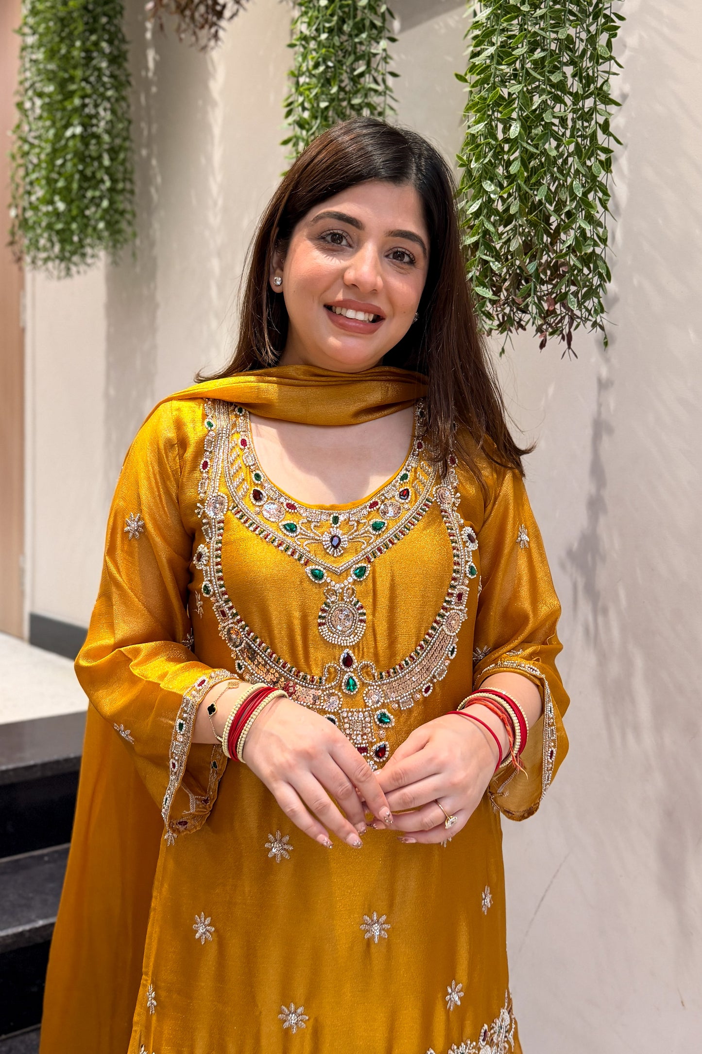 Aseera Hand Embroidered Garara Set