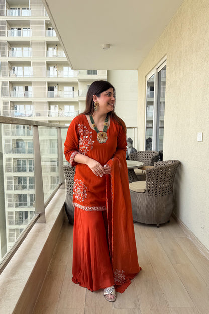 Riva Embroidered Garara Set