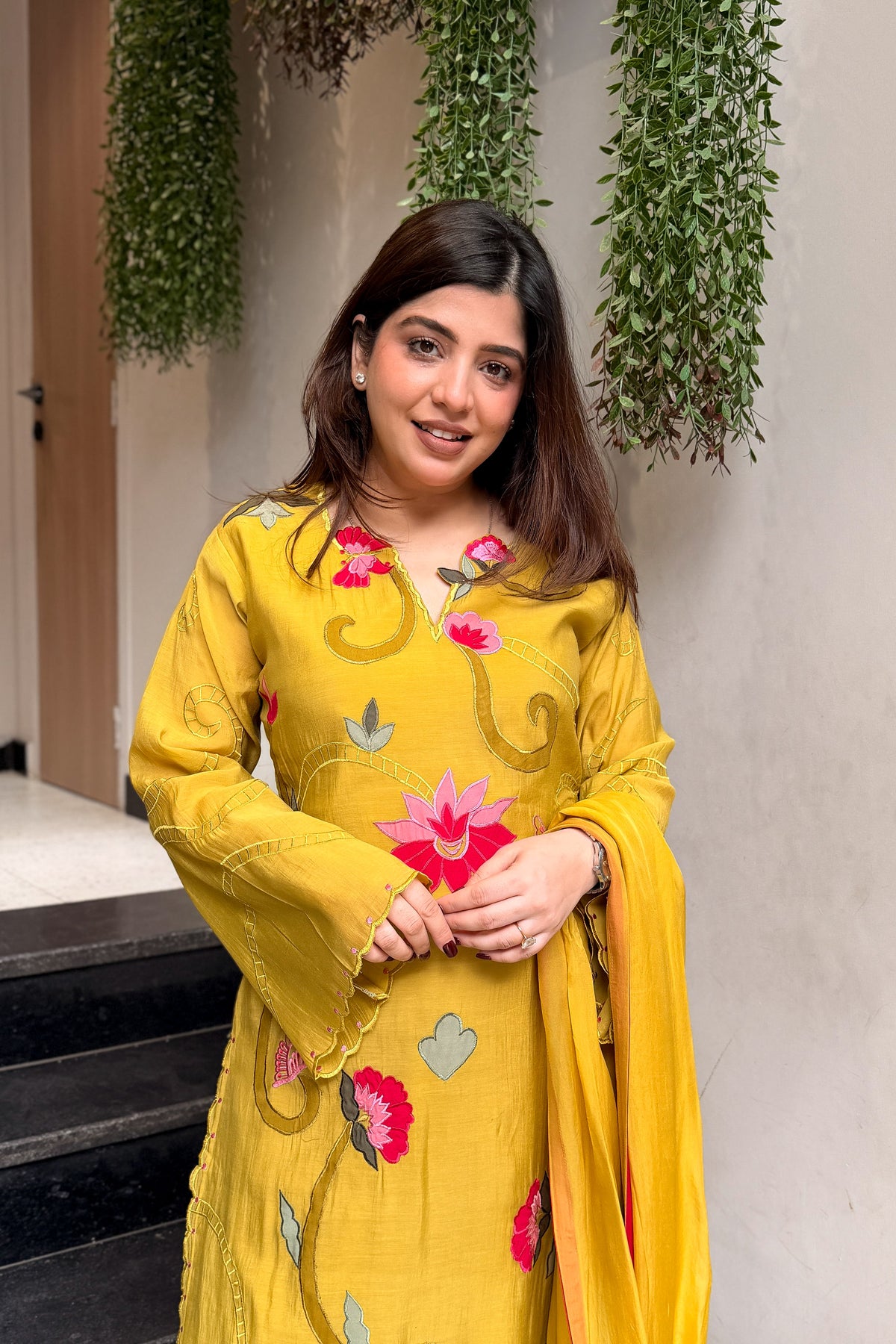 Vibha Floral Embroidered Long Suit Set
