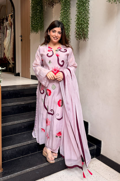 Vibha Floral Embroidered Long Suit Set