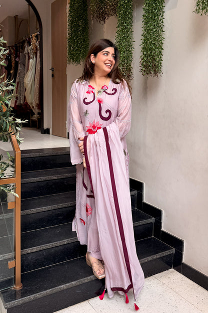 Vibha Floral Embroidered Long Suit Set
