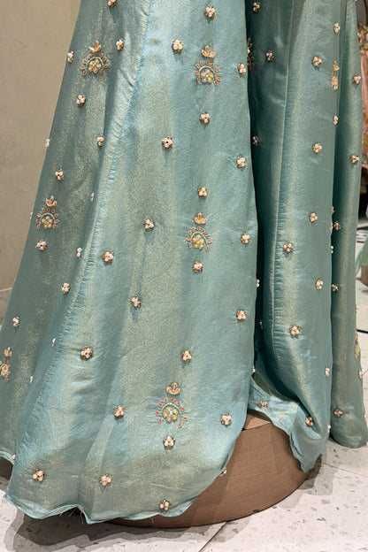 Niravya Floral Hand Embroidered Garara Set