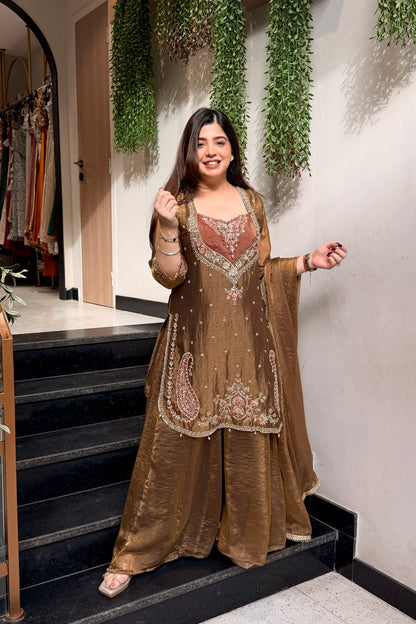 Sahira Hand Embroidered Suit Set