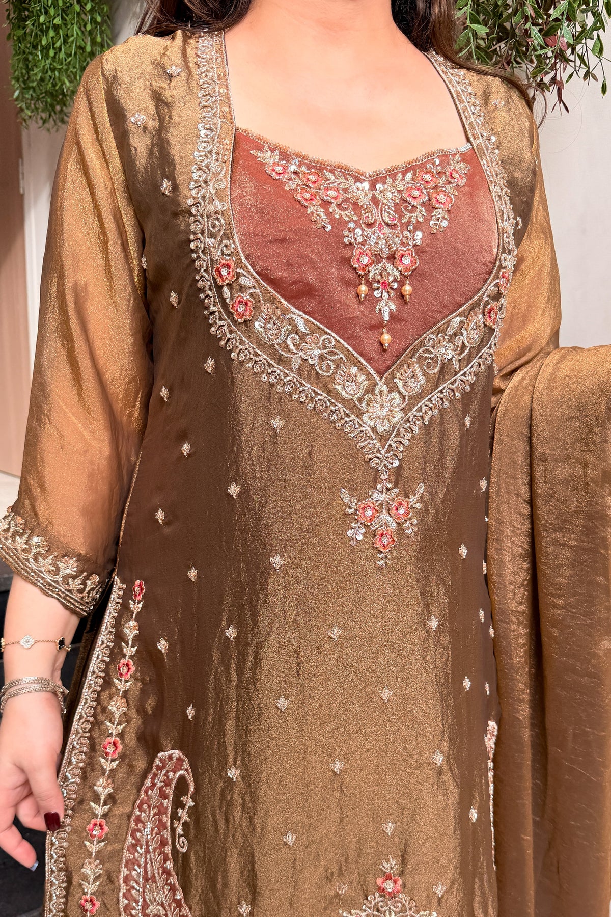 Sahira Hand Embroidered Suit Set