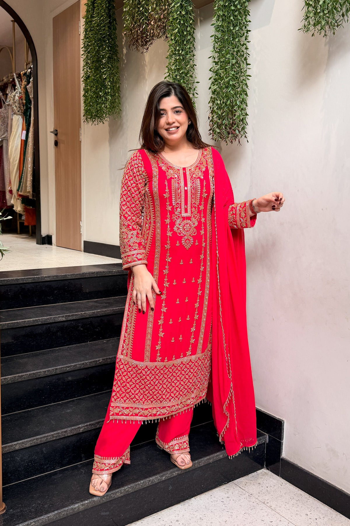 Shamita Hand Embroidered Suit Set