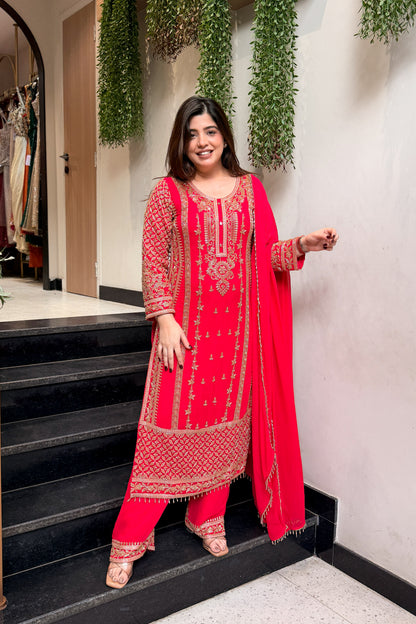 Shamita Hand Embroidered Suit Set