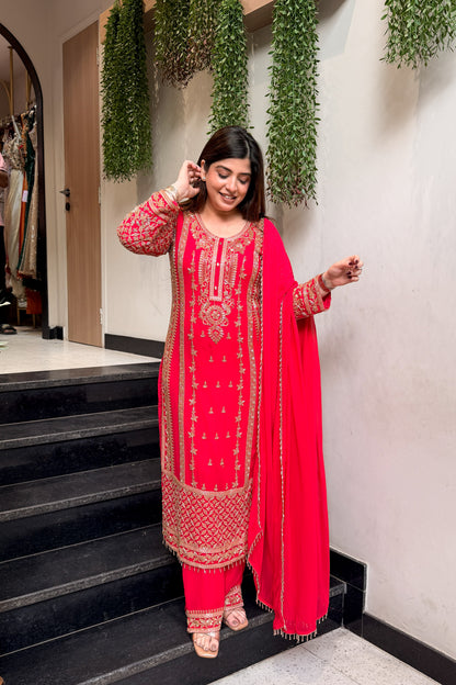 Shamita Hand Embroidered Suit Set