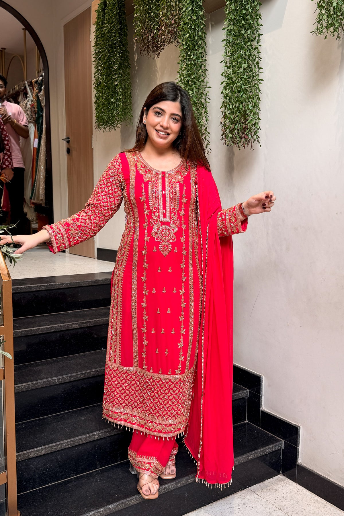 Shamita Hand Embroidered Suit Set